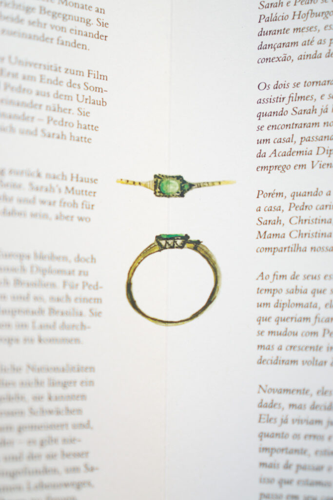 Hochzeitseinladung Leporello Detail © Sophie Wurnig
