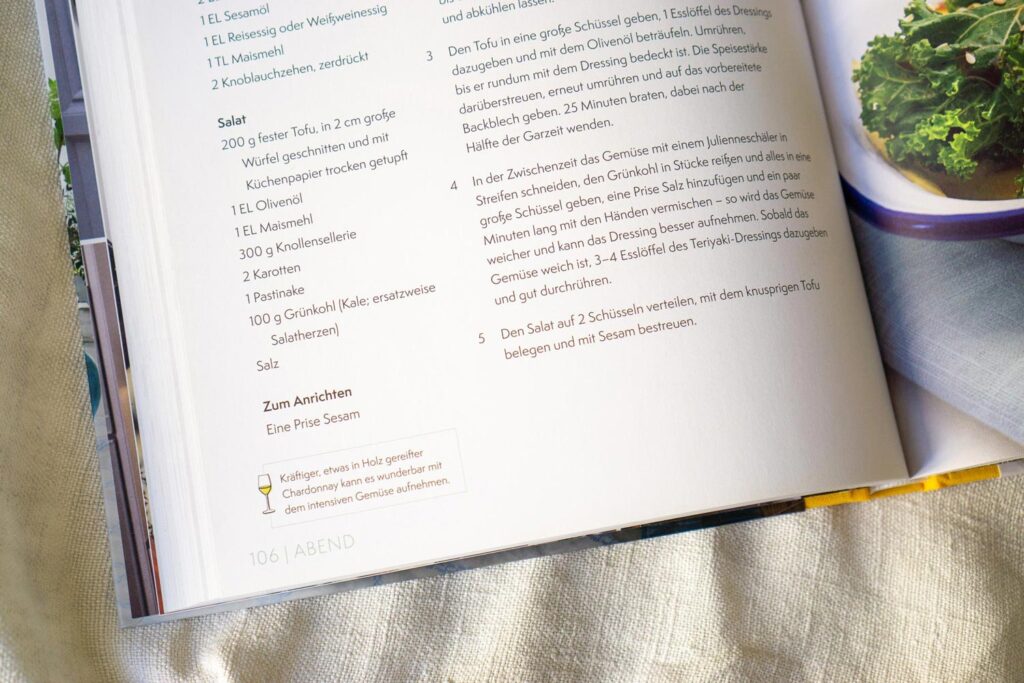 Innenseiten eines Kochbuches (Detailansicht) © Sophie Wurnig