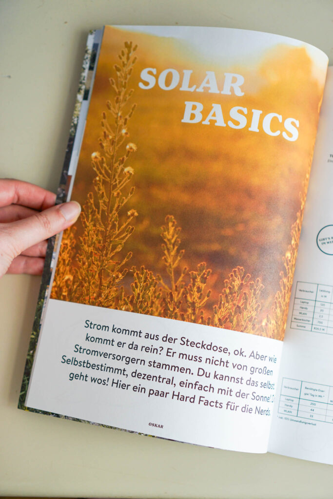 Innenseite vom Oskar Magazin © Sophie Wurnig
