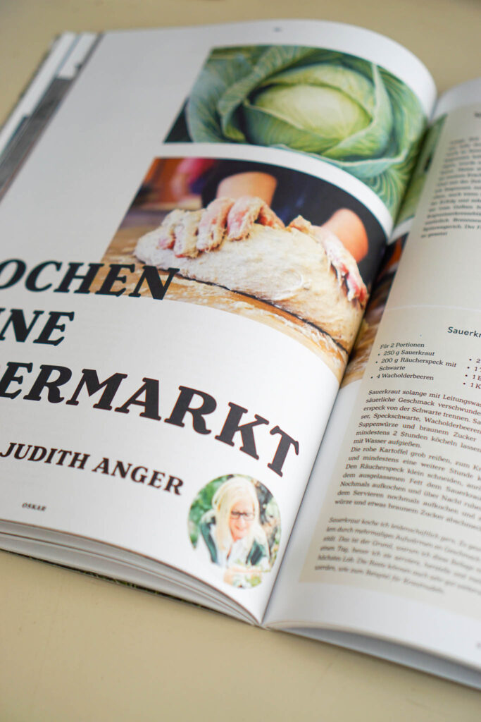 Innenseite vom Oskar Magazin © Sophie Wurnig